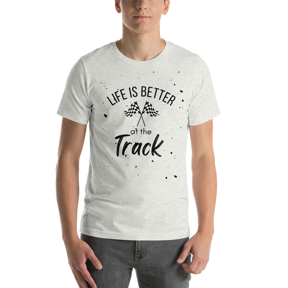 Better at the track Short-sleeve unisex t-shirt