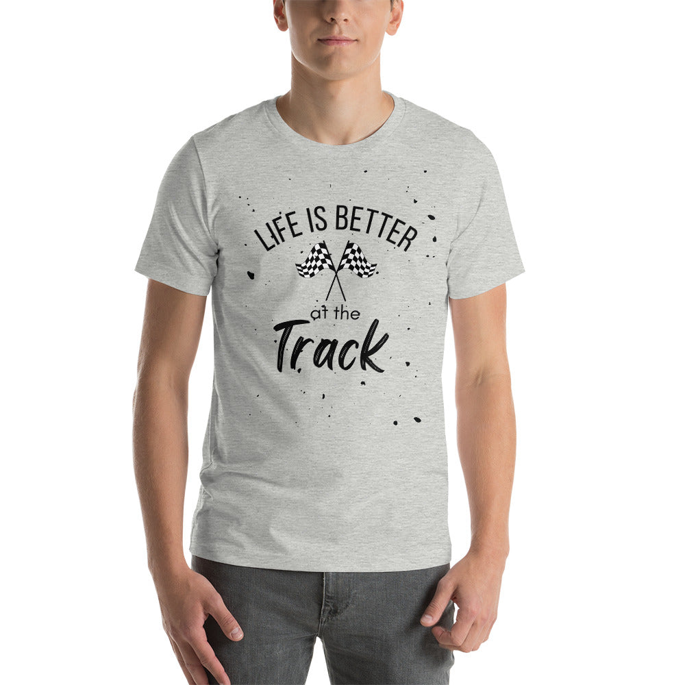 Better at the track Short-sleeve unisex t-shirt