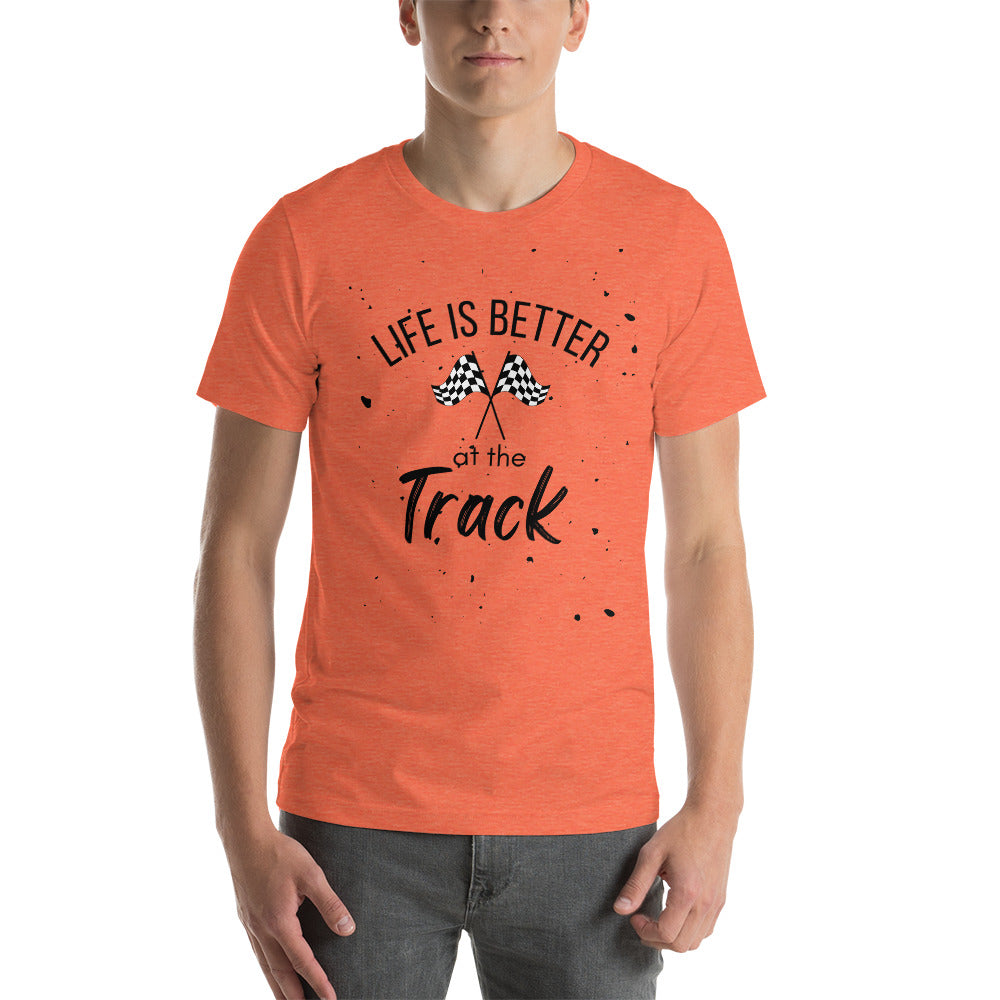 Better at the track Short-sleeve unisex t-shirt