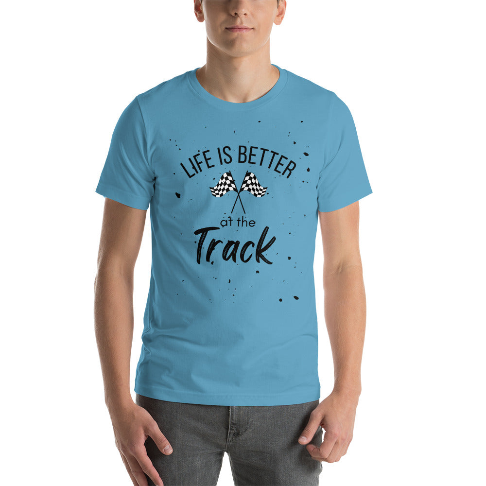 Better at the track Short-sleeve unisex t-shirt