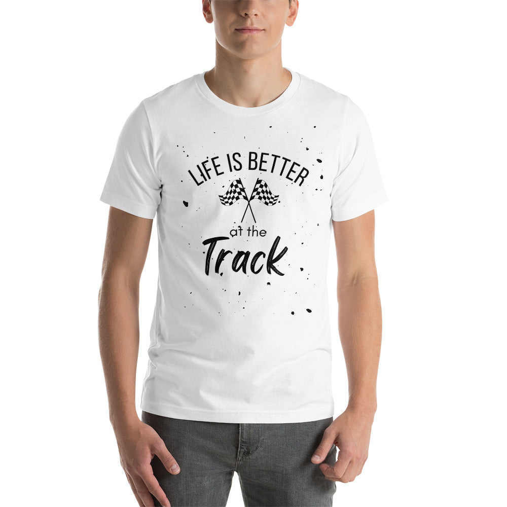 Better at the track Short-sleeve unisex t-shirt