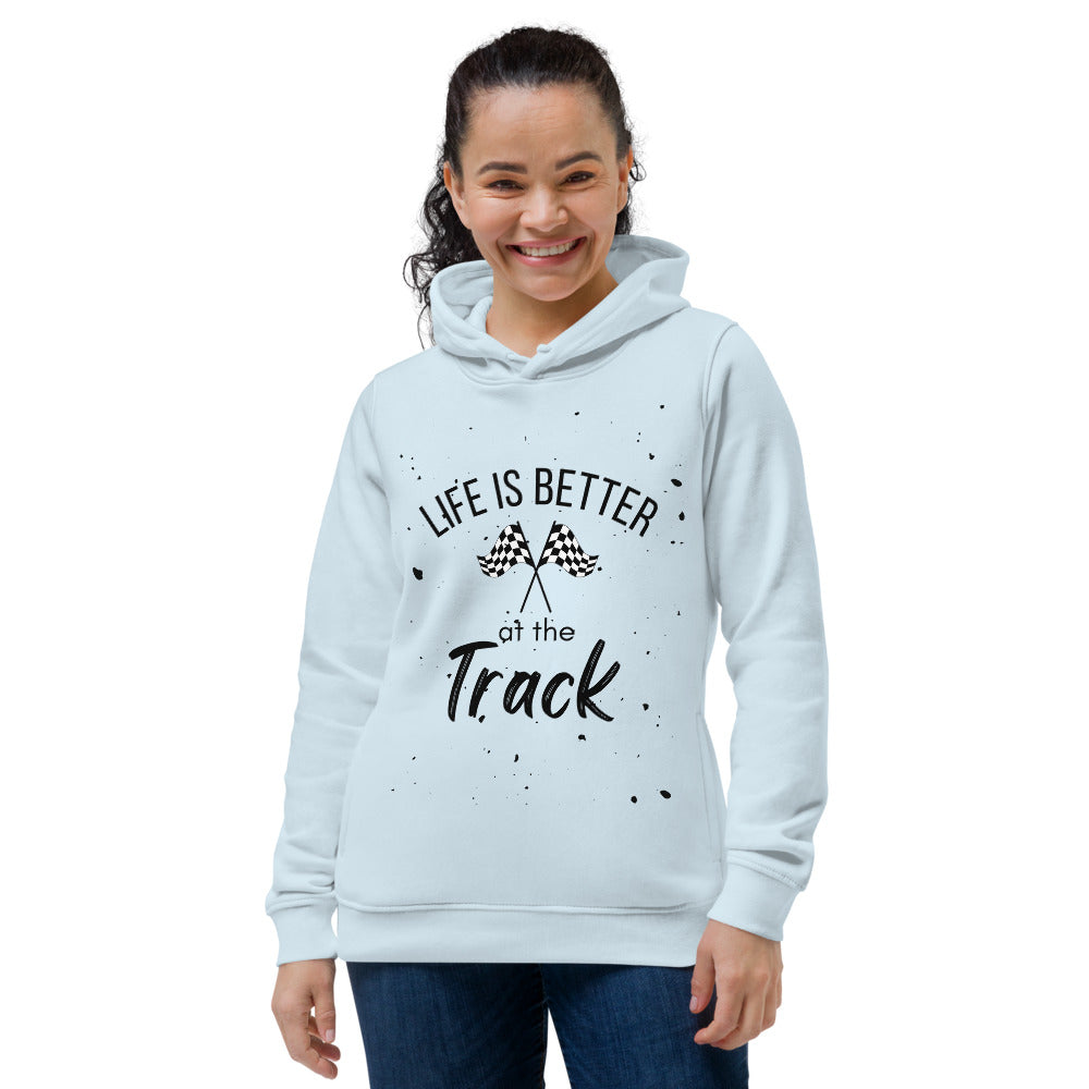 Better at the Track Women's eco fitted hoodie