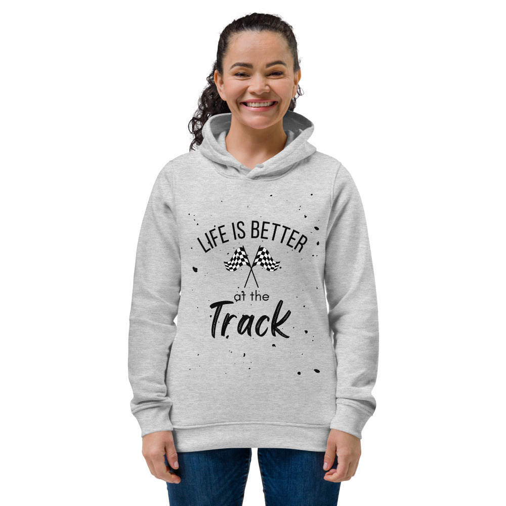 Better at the Track Women's eco fitted hoodie