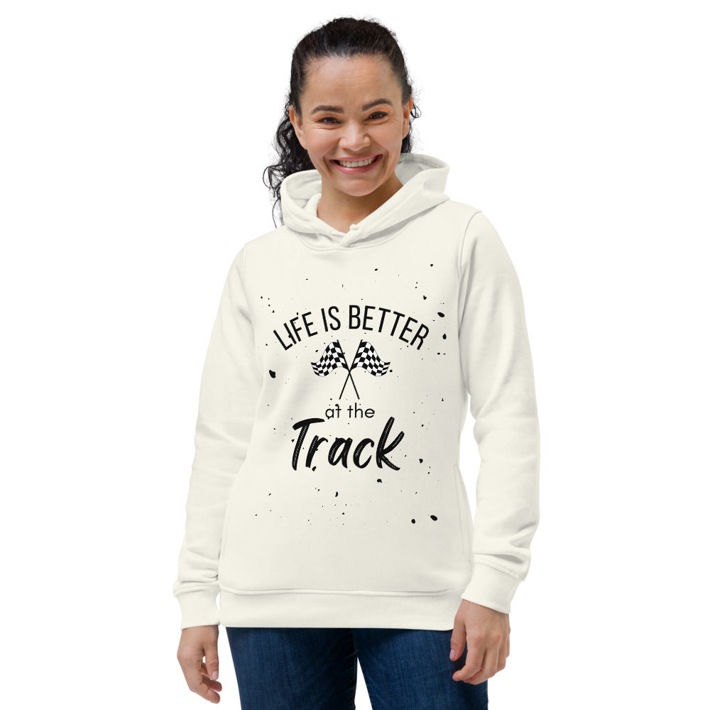 Better at the Track Women's eco fitted hoodie