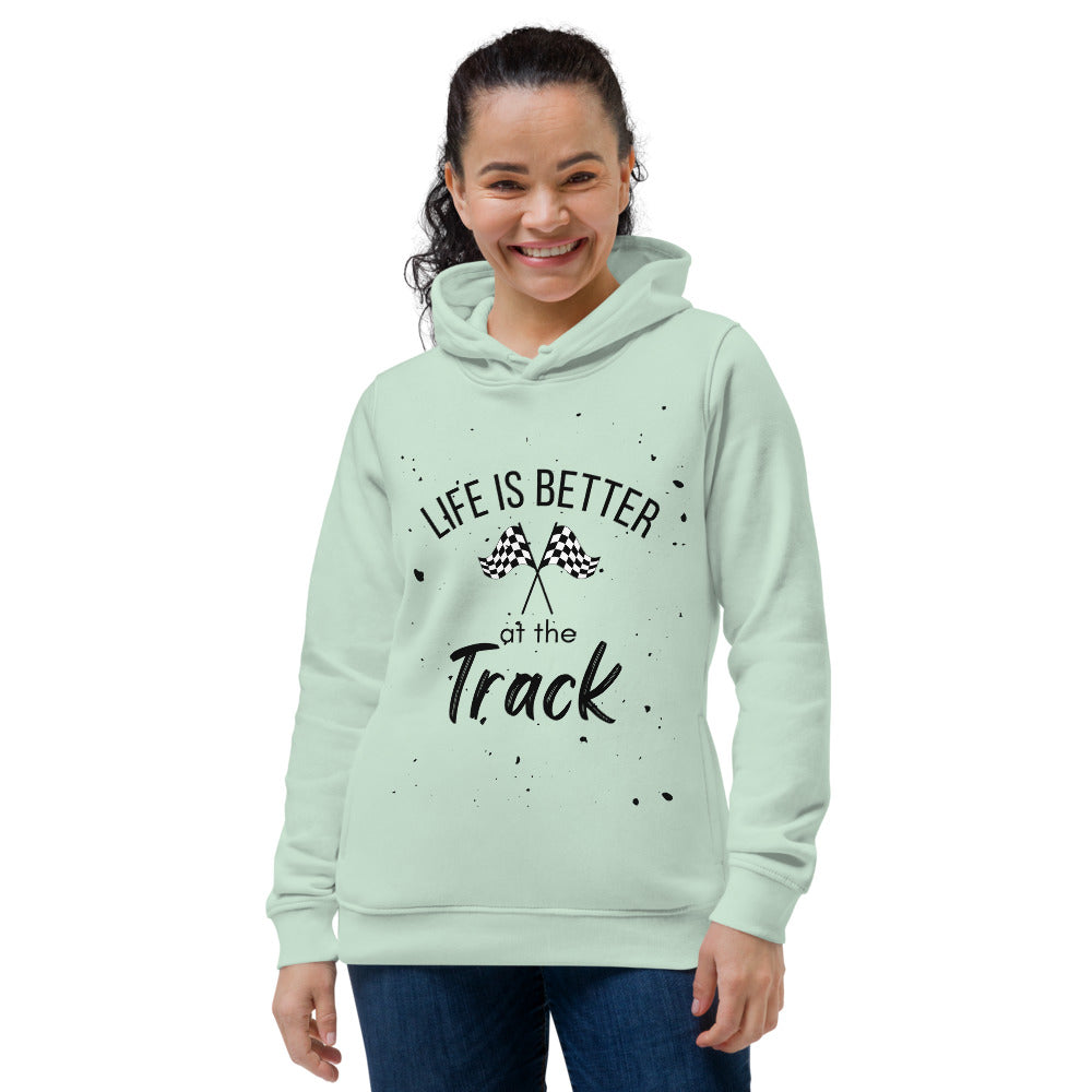 Better at the Track Women's eco fitted hoodie