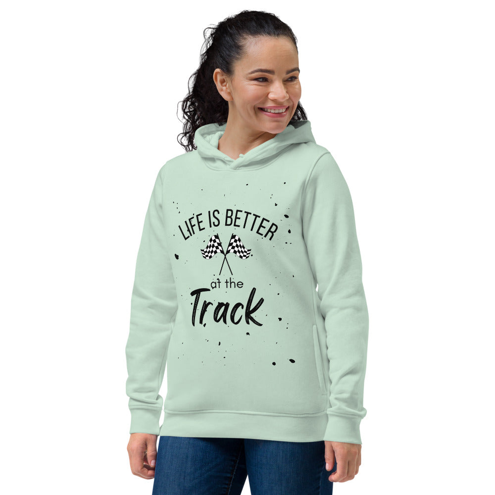 Better at the Track Women's eco fitted hoodie