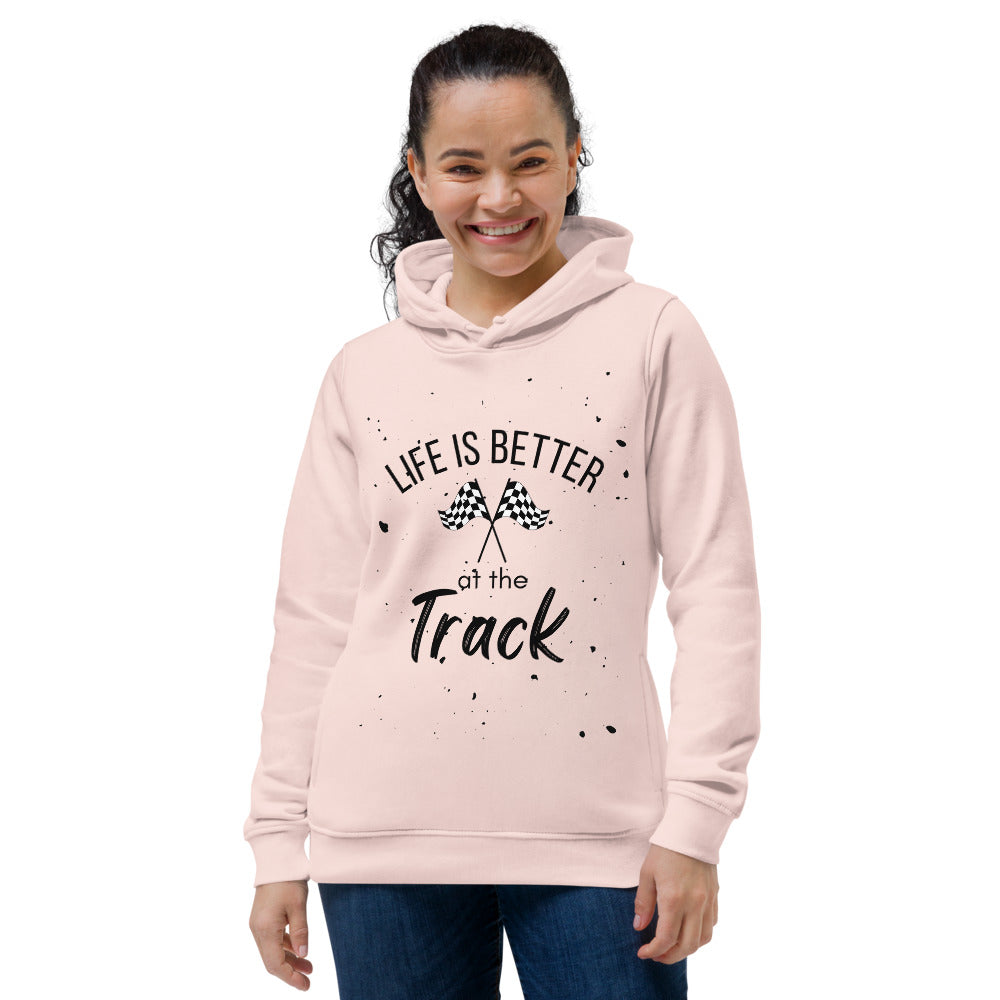 Better at the Track Women's eco fitted hoodie