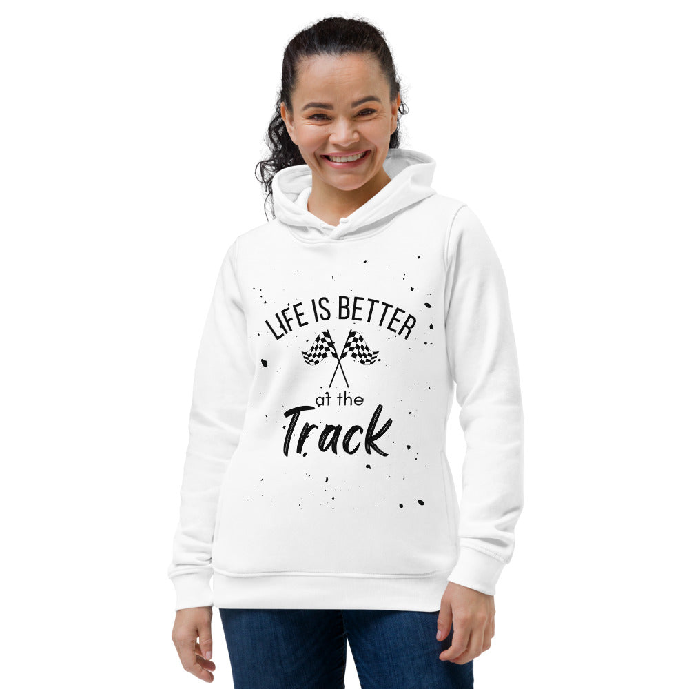 Better at the Track Women's eco fitted hoodie