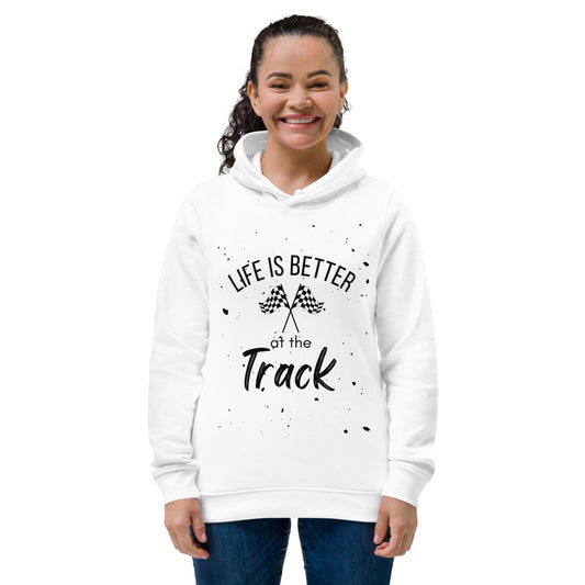 Better at the Track Women's eco fitted hoodie